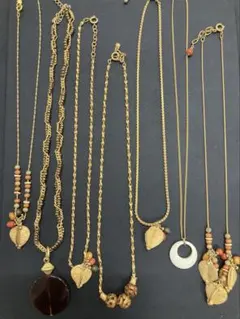 多層チェーンネックレス　7点おまとめ