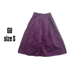GU フレアスカート パープル size S
