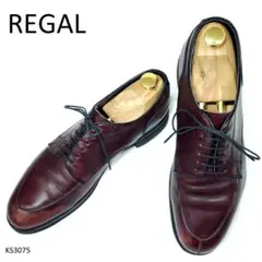 リーガル　美品　36WR　外羽根　Uチップ　本革　レザー　25　新品インソール付