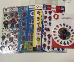 ファミマ　 今川焼き　ミャクミャクシール　コンプリート　全9種類　ホログラム加工 ファミマ 今川焼き ミャクミャクシール コンプリート 全9種類