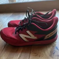 美品New Balance Hanzo レッド 24cm ニューバランス