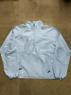 adidas ゴルフ ライトブルー ハーフジップジャケット ゴルフ