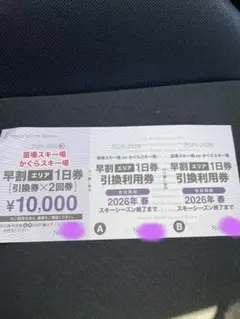 2026年最新】かぐらリフト券の人気アイテム - メルカリ