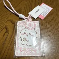 ちいかわ パスケース トレカケース はちわれ 新品 桜 MINISO 中国限定