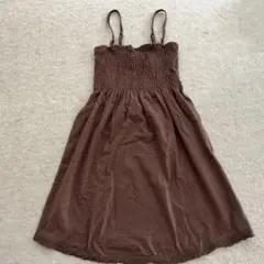 ユニクロ　UNIQLO ブラウン キャミソール M