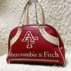 Abercrombie&Fitch y2k レザーボストンバッグ デカロゴのサムネイル