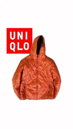 90's old uniqlo リバーシブル ナイロン ジャケット　着画あり