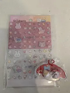 サンリオパッケージチャームとタイルシール