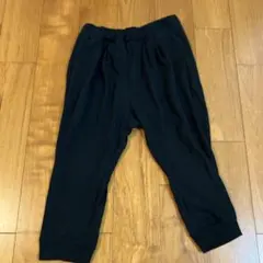 UNIQLO キッズ 黒 ロングパンツ S