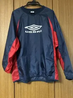 UMBRO ピステ・ウィンドブレーカー ネイビー/レッド