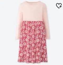 UNIQLO　エピス　花柄ピンクワンピース 140サイズ