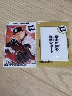 #24 紅林弘太郎 選手　アクリルカード　常熱かるた　オリックスバファローズ