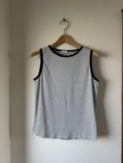 着心地抜群！GUボーダータンクトップ