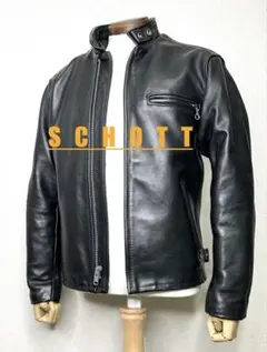 美品③ SCHOTT 641米国製【36】革ジャンninjaハーレーgpzUSAのサムネイル