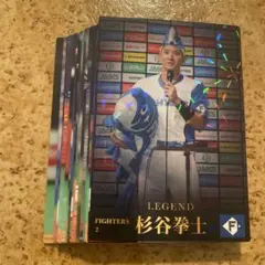 日本ハム 17枚セット プロ野球チップス カード