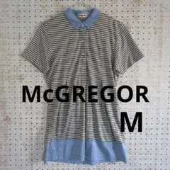 McGREGOR ポロシャツチュニック ボーダー ブルー系のサムネイル
