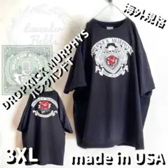ドロップキックマーフィーズバンドTシャツ両面プリ大パンクロック黒アメリカ製古着