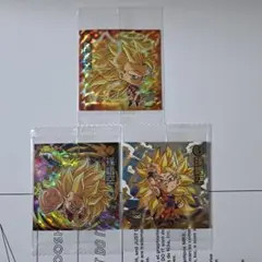 ドラゴンボール　ウエハース超戦士シール　3枚セット