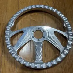 ハーフラップレザー ビレットステアリング350mm☆モモピッチ☆ホーンボタン付き 41qWowp9QuL._UF350,350_QL50_.jpg