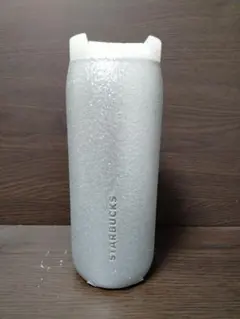 スタバ カンシェイプステンレスボトルシルバーグリッター355ml 新品