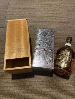 古酒　Chivas Regal 12年 スコッチウイスキー ビンテージ木箱 古酒 Chivas Regal 12年 スコッチウイスキー ビンテージ木箱 - メルカリ