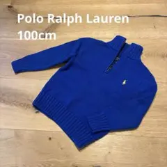 【複数購入割引】Polo Ralph Lauren 100cm 青ニットセーター