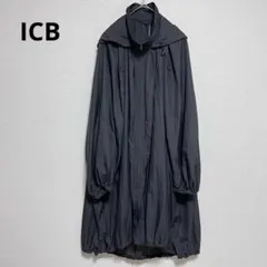 新品　ICB 【撥水加工】シアーナイロンタフタ フーデットコート グレー　0のサムネイル