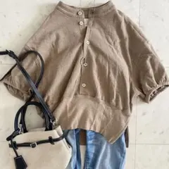 極美品 カレンソロジー【77circa】サイドジップタックプルオーバー 2WAYのサムネイル