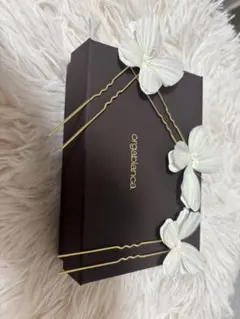 orgablanca カプリピン 蝶のヘアピン 3本セット