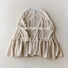 美品 マーレット トゥモローランド 4,2万円 CANOVA ピンタックブラウス 