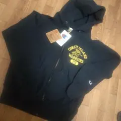 新品 チャンピオン　赤タグ　フルジップ パーカー　　ネイビー M