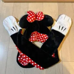 ミニーマウスマフラーキャップ