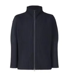 HOMME PLISSE オムプリ　BASICS ジップブルゾン　ネイビー