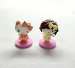 チョコエッグハローキティコラボレーション平成＆令和アイドルキティ 2点セット