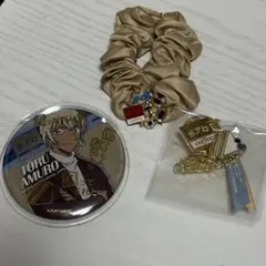 USJ ユニバ　名探偵コナン2026　安室透セット チャーム　ヘアゴム　缶バッジ