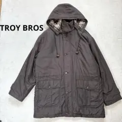 【トロイブロス】 L フード付き モッズコート ロングジャケット　メンズ