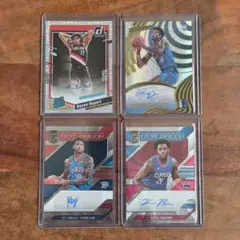 2023-2024 panini ルーキーサインカード 4枚セット まとめ売り