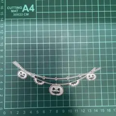 カッティングダイ【ハロウィンロゴ】ダイカット／アルバムクラフト