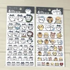 ちいかわ 4サイズステッカー ハチワレ モモンガ