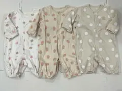 カバーオールまとめ売り70cmくまウサギいちご