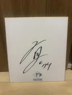 元日本ハムファイターズ 陽岱鋼 サイン色紙 - メルカリ