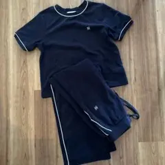 MilaOwen【セットアップ対応】パイルクルーネックTシャツ＆パンツ