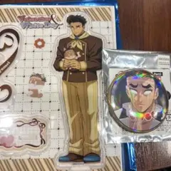 鬼滅の刃　悲鳴嶼行冥　バレンタインアクスタ&缶バッジ