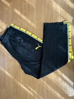 プーマジャージ(プージャー) 下のみ Ｌサイズ ブラック×イエロー