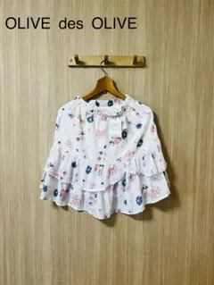 OLIVE des OLIVE 花柄スカート フレア ミニ レディース 春夏