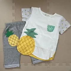 ベイビーチアー　パイナップルTシャツ&パンツセットのサムネイル