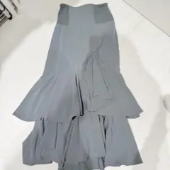 COCODEAL ココディール ニットコルセットアシメティアードスカート