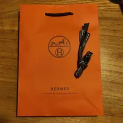 HERMES オレンジショップ袋