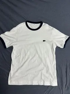 み*の様 【古着】ラコステ　「オンライン限定」ワンポイントロゴ リンガーTシャツ