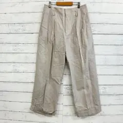 マーガレットハウエル コットンリネンパンツ パールグレーⅡのサムネイル